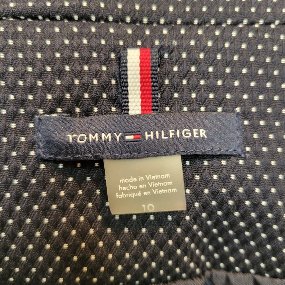 TOMMY HILFIGER SUIT Fitted Single-breasted Blazer w/ Matching Pants Sz 10 - Picture 6 of 16
